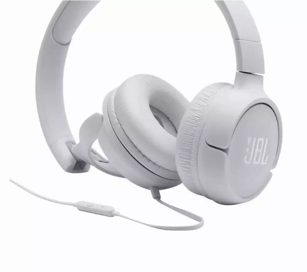 Слушалки JBL T500, White