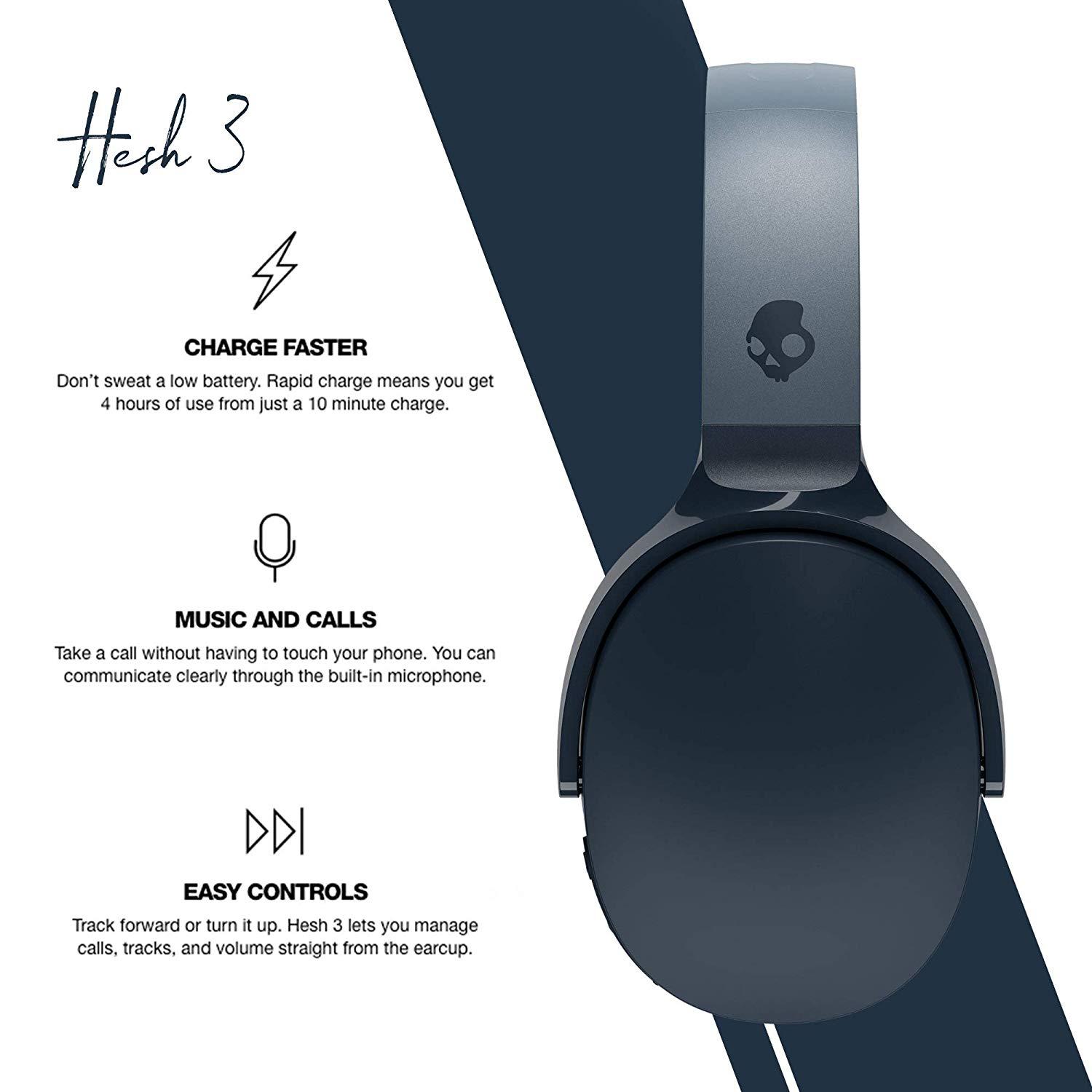 Bluetooth слушалки Skullcandy Hesh 3 Wireless, Blue
