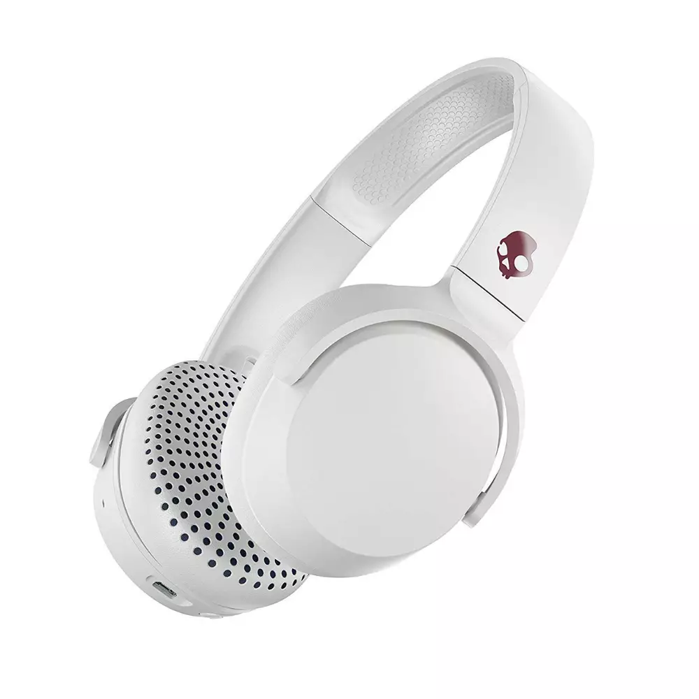 Блутут слушалки Skullcandy Riff Wireless, Бял