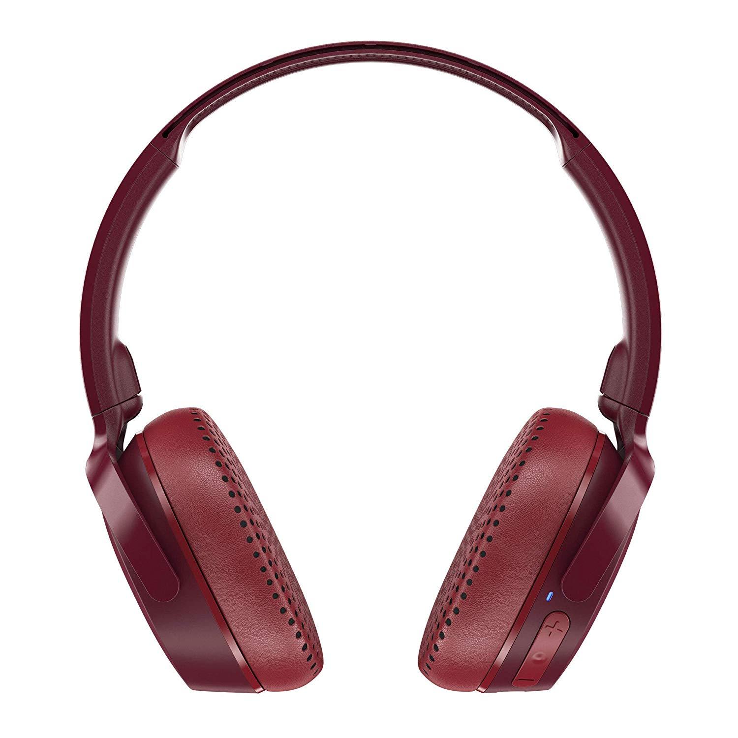 Блутут слушалки Skullcandy Riff Wireless, Червен