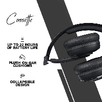 Bluetooth слушалки Skullcandy Cassette, Black