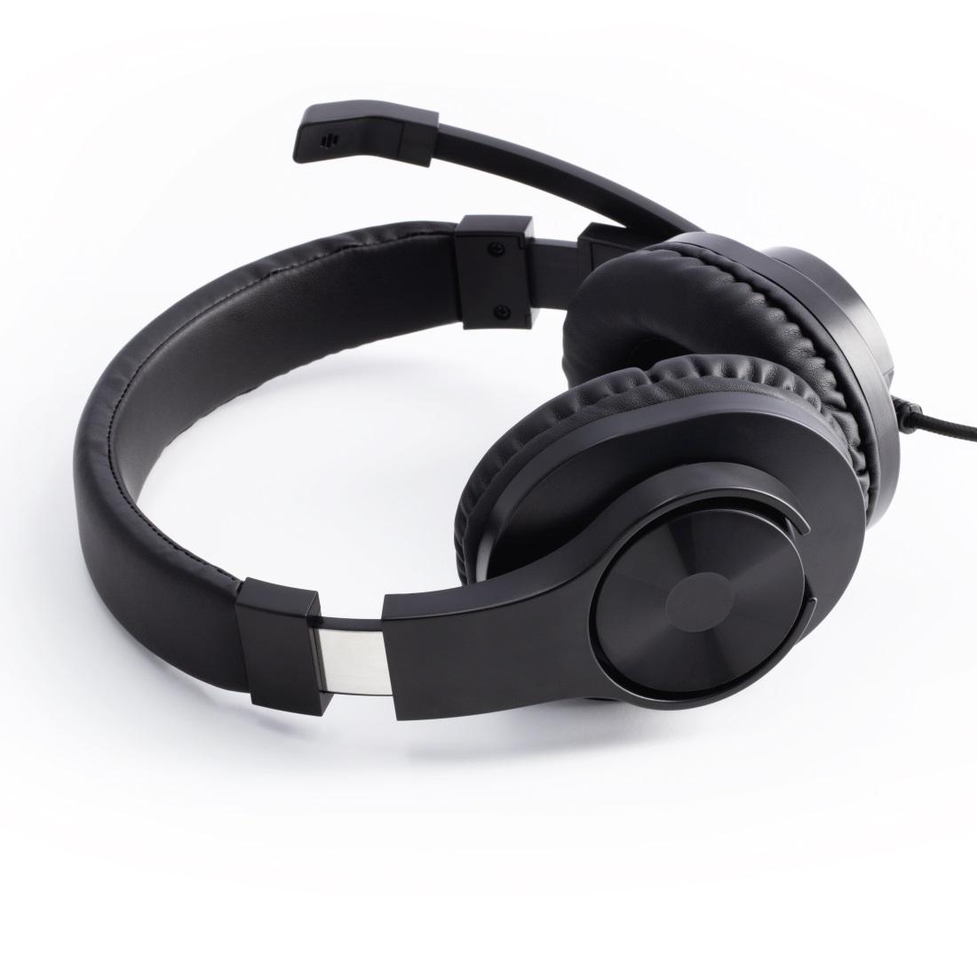 Слушалки с микрофон HAMA HS-P350, Y-адаптер, Black