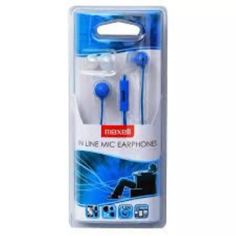 Слушалки MAXELL EC-MIC, Blue 