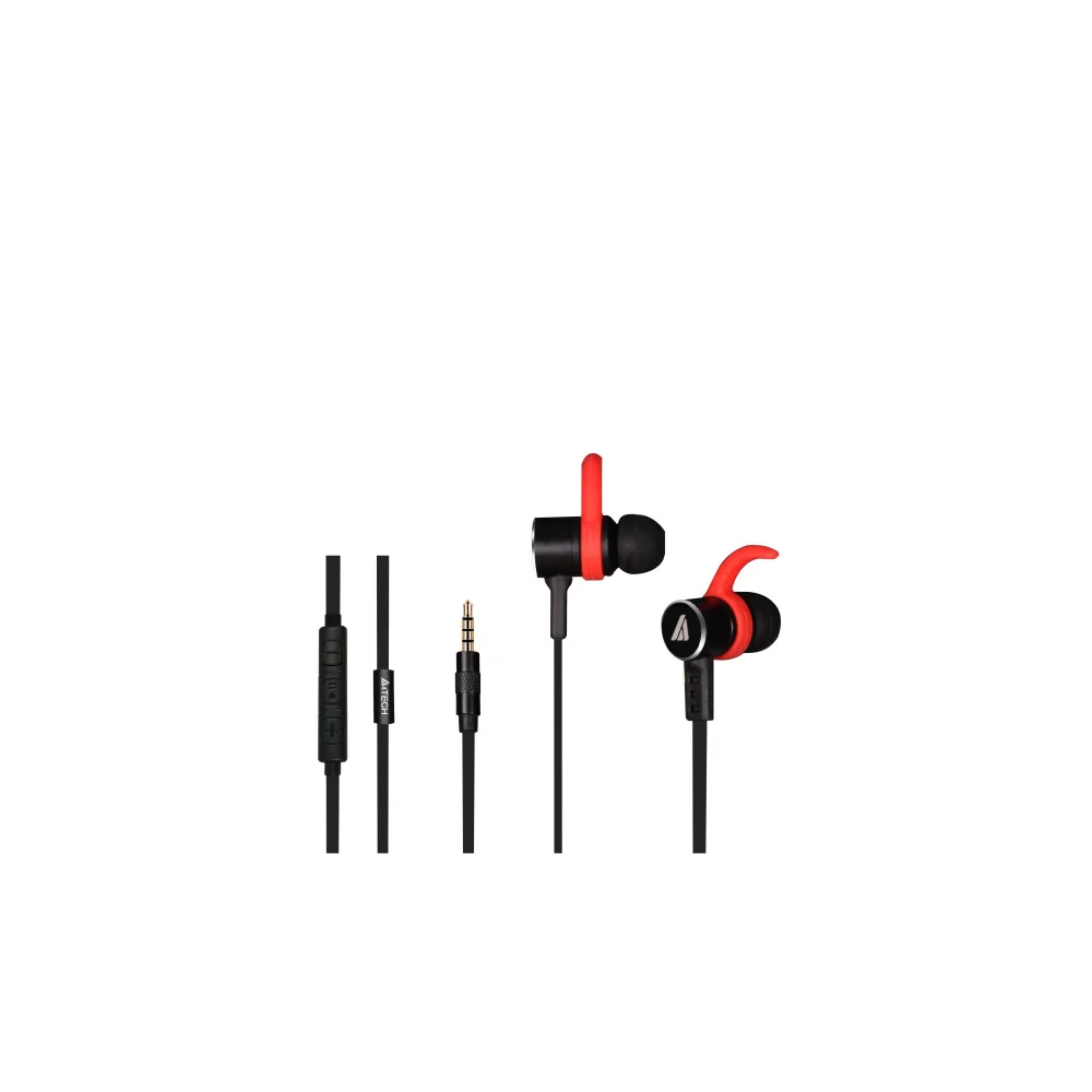 Слушалки А4tech MK820, Black/Red