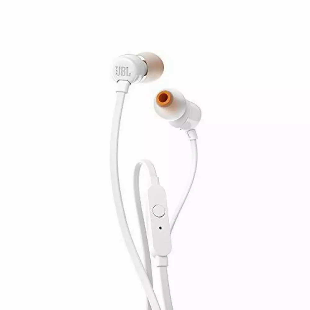 Слушалки JBL T110, White
