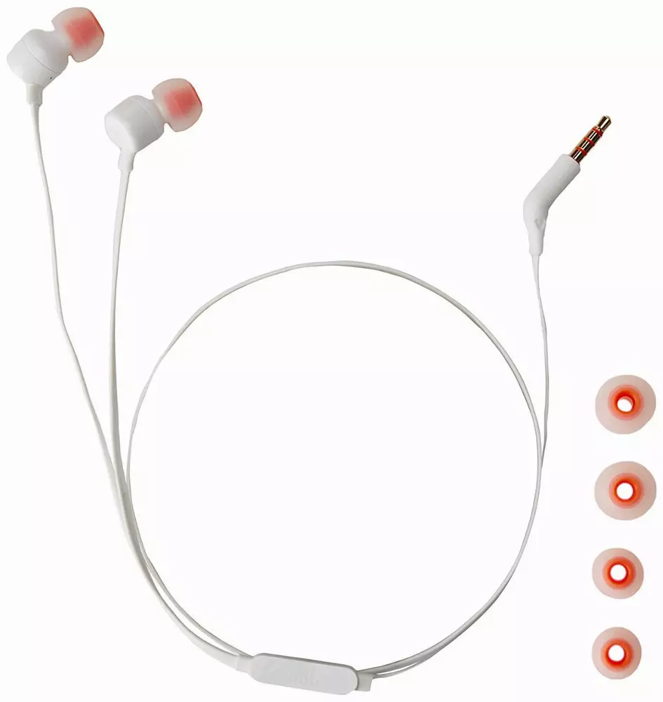 Слушалки JBL T110, White