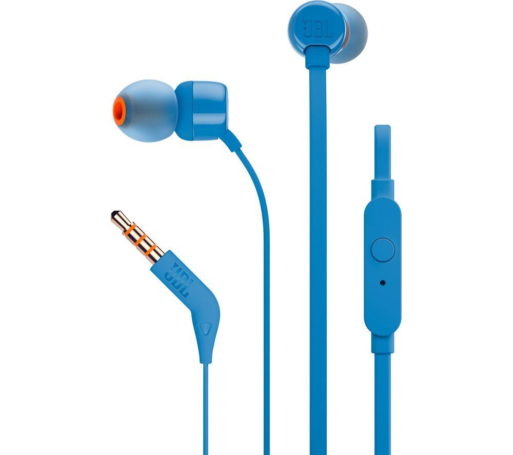 Слушалки JBL T110, Blue 