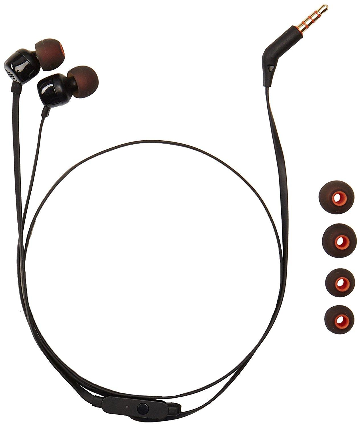 Слушалки JBL T110, Black