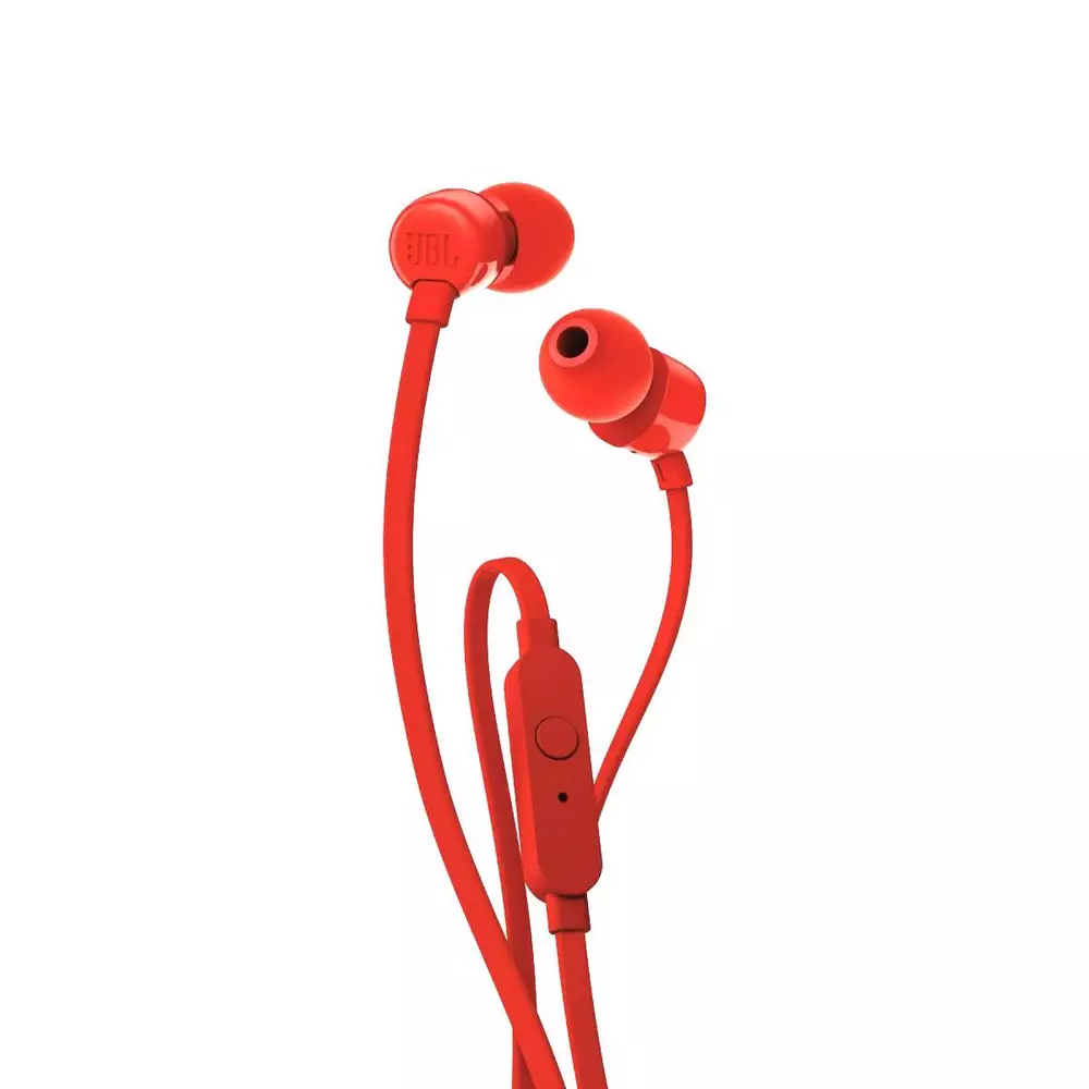 Слушалки JBL T110, Red