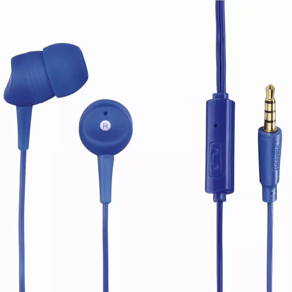 Слушалки HAMA Basic4Phone, Blue