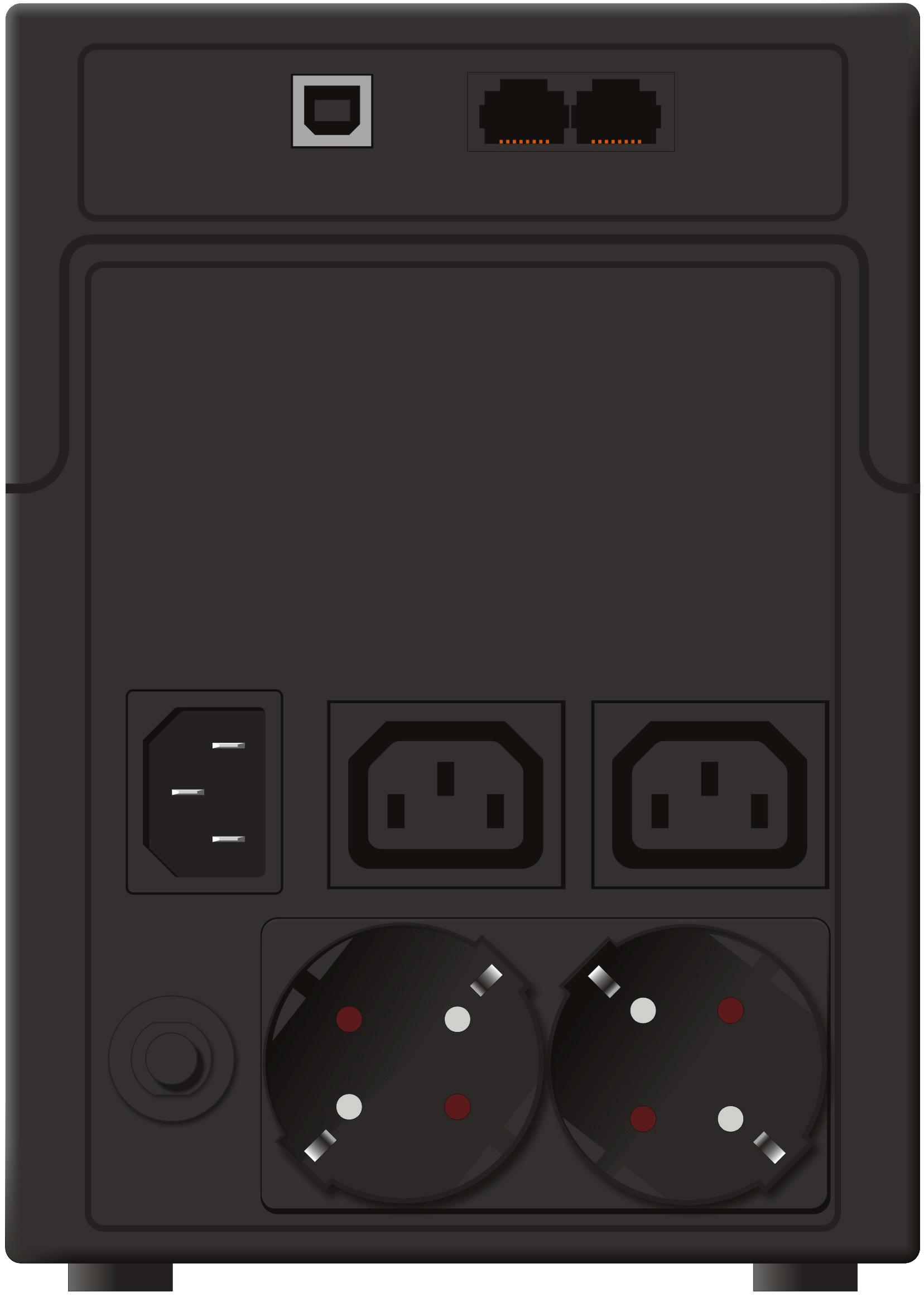 UPS POWERWALKER  VI 1200 SH 1200VA Line Interactive