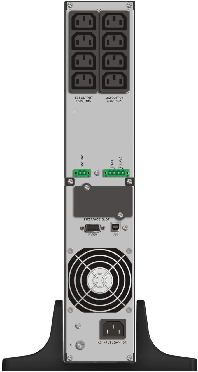 UPS POWERWALKER VFI 1000RT HID LCD 1000VA On-Line