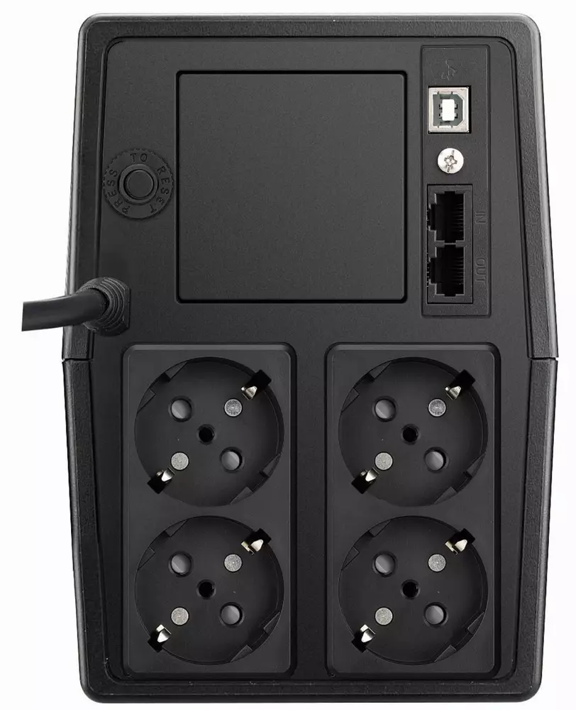 UPS MUSTEK PowerMust 1000-LED-LI-T10, 1000VA/600W Schuko (шуко), Line-Interactive