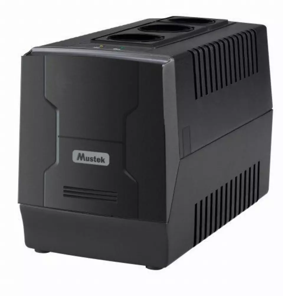 Стабилизатор MUSTEK PowerMate 1000 (1000VA) AVR, Schuko (шуко)