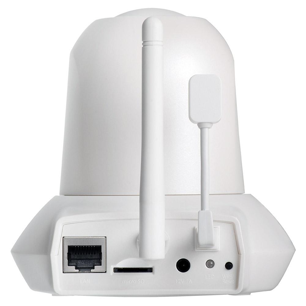 Камера за наблюдение IP EDIMAX IC-7113W, безжична, Pan/Tilt, нощно виждане, слот за карта, сензор за температура и влага