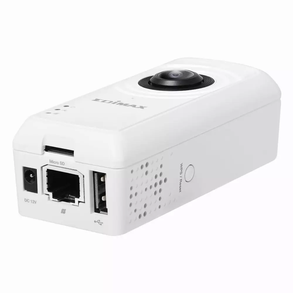 Камера за наблюдение IP EDIMAX IC-5150W, безжична, слот за карта, двупосочно аудио, 1080p