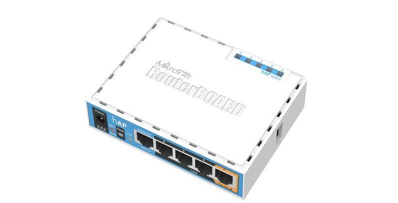 Wireless Access Point MiKrotik HAP RB951UI-2ND, 5 x 10/100 Mbps, PoE, Weiß
