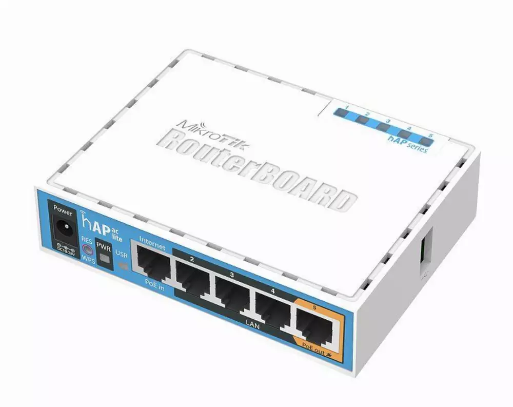 Punto de acceso inalámbrico MiKrotik RB952Ui-5ac2nD, 5 x 10/100 Mbps, USB-A, PoE, Blanco