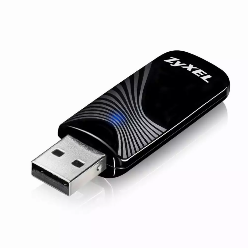 Безжичен адаптер ZYXEL NWD6505, Dual-band, 2.4Ghz-150Mbps/ 5Ghz-433Mbps, USB 2.0