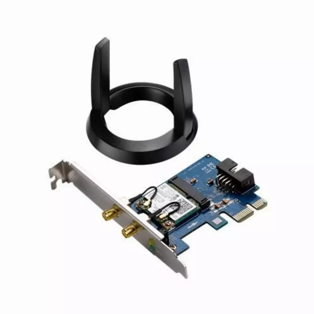 Безжичен адаптер ASUS PCE-AC55BT, Wireless 802.11ac 2*2 Dual-band, Bluetooth 4.0