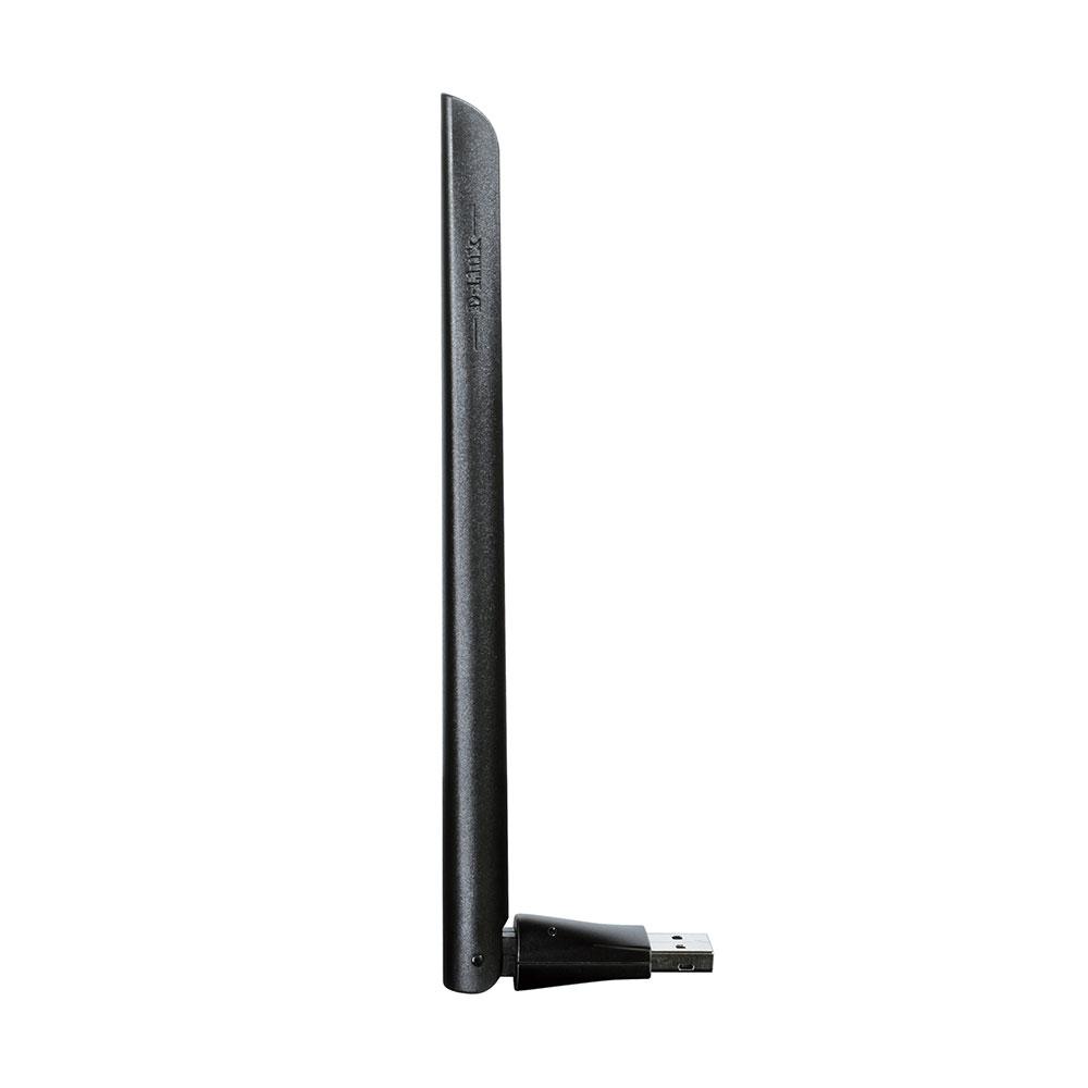 Безжичен адаптер D-Link dual band AC600 High-Gain, USB 