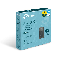 Безжичен адаптер TP-LINK Archer T3U, AC 1300 MU-MIMO, Dual band, USB 3.0, вградена антена