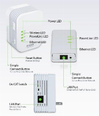 PowerLine Адаптер D-Link DHP-W311AV/E, AV 500 Wireless N Mini Extender, QoS, Common Connect Button, WPS