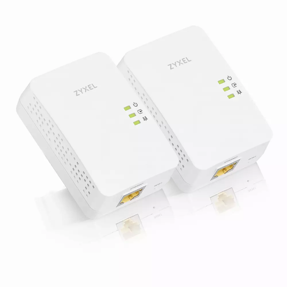 Powerline адаптер ZyXEL PLA5405V2 1300Mbps Gigabit Ethernet, Комплект