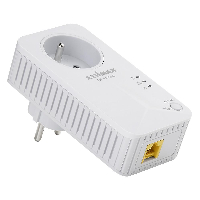 PowerLine адаптер EDIMAX HP-6101ACK 600Mbps, Ethernet и гнездо за ел.уреди, Комплект 