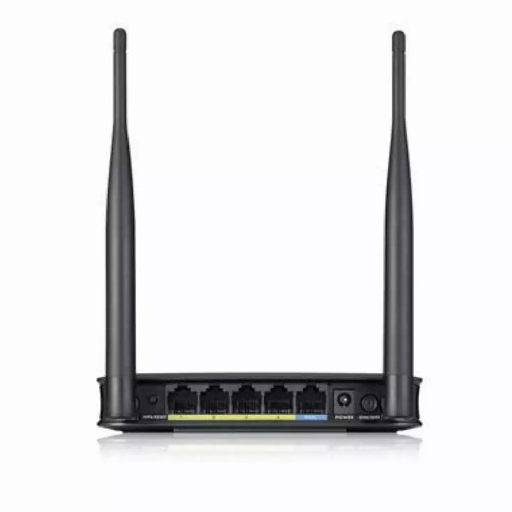 Безжичен рутер ZYXEL NBG-418N v2, 300Mbps, 5dB антени