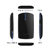 Безжичен портативен рутер ZYXEL WAH7706, LTE 4G, SIM слот
