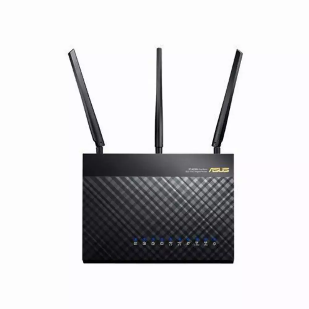 Безжичен рутер ASUS RT-AC68U, Двубандов AC1900, 600+1300 Mbps, 1 x USB 3.0, 1 x USB 2.0 Gigabit