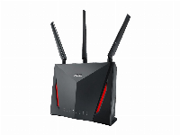 Безжичен рутер ASUS RT-AC86U, Двубандов AC2900 NitroQAM&trade;, 750+2167 Mbps, 1 x USB 3.0, 1 x USB 2.0, Gigabit