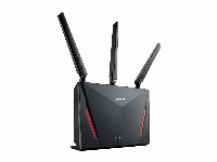 Безжичен рутер ASUS RT-AC86U, Двубандов AC2900 NitroQAM&trade;, 750+2167 Mbps, 1 x USB 3.0, 1 x USB 2.0, Gigabit