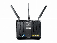 Безжичен рутер ASUS RT-AC86U, Двубандов AC2900 NitroQAM&trade;, 750+2167 Mbps, 1 x USB 3.0, 1 x USB 2.0, Gigabit
