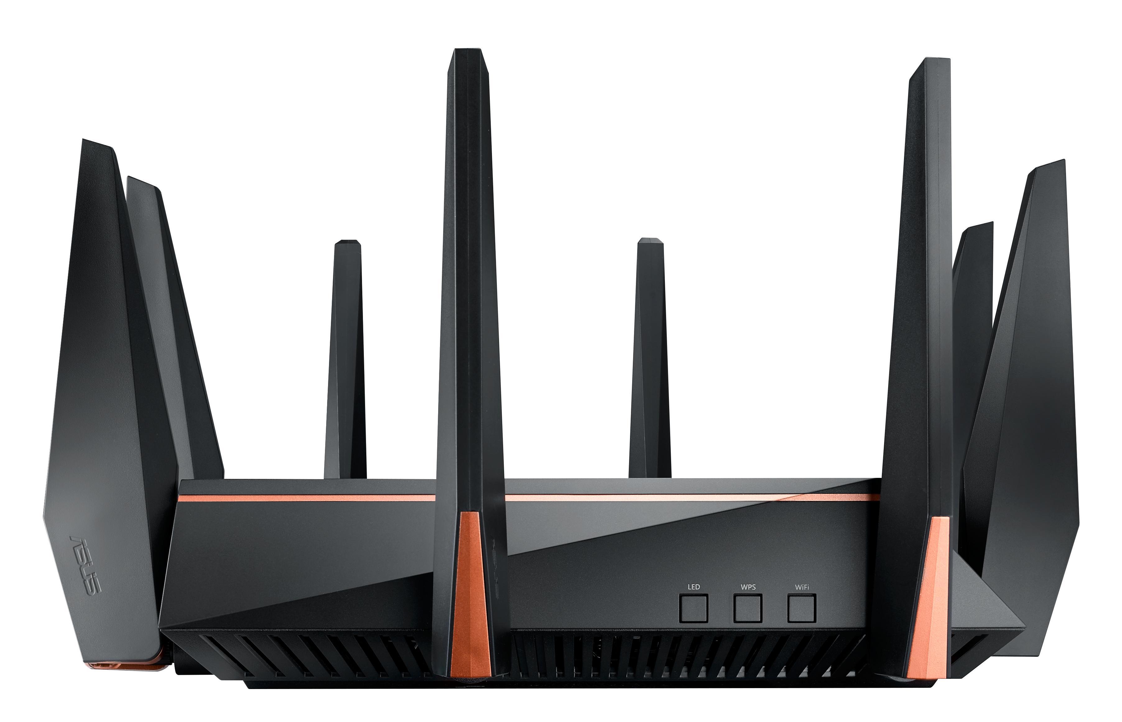 Безжичен рутер ASUS ROG Rapture GT-AC5300 , Три-бандов гейминг рутер, Ai Mesh,WTFast, Adaptive QoS AiProtaction