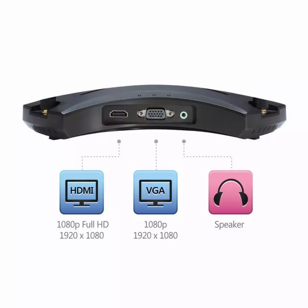 Безжичен рутер j5create JWR2100, 5G/2.4G, 304/130 Mbps, HDMI, VGA