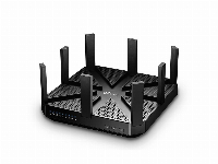 Безжичен рутер TP-Link Archer C5400 MU-MIMO tri band, 5xGbE, USB 3.0, USB 2.0, осем антени