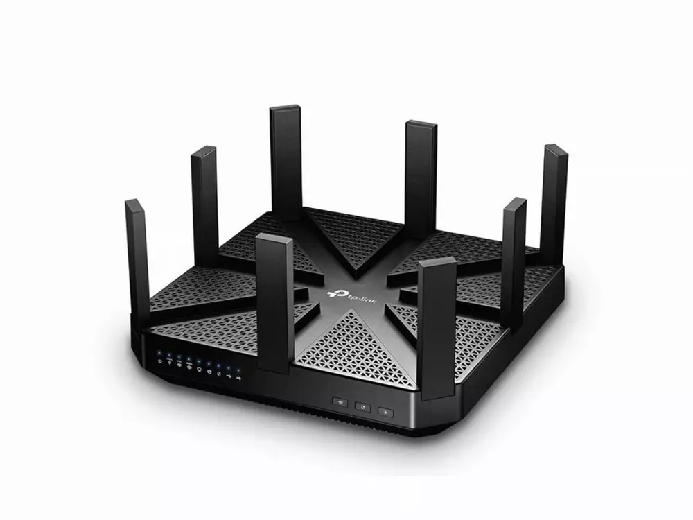 Безжичен рутер TP-Link Archer C5400 MU-MIMO tri band, 5xGbE, USB 3.0, USB 2.0, осем антени