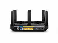Безжичен рутер TP-Link Archer C5400 MU-MIMO tri band, 5xGbE, USB 3.0, USB 2.0, осем антени