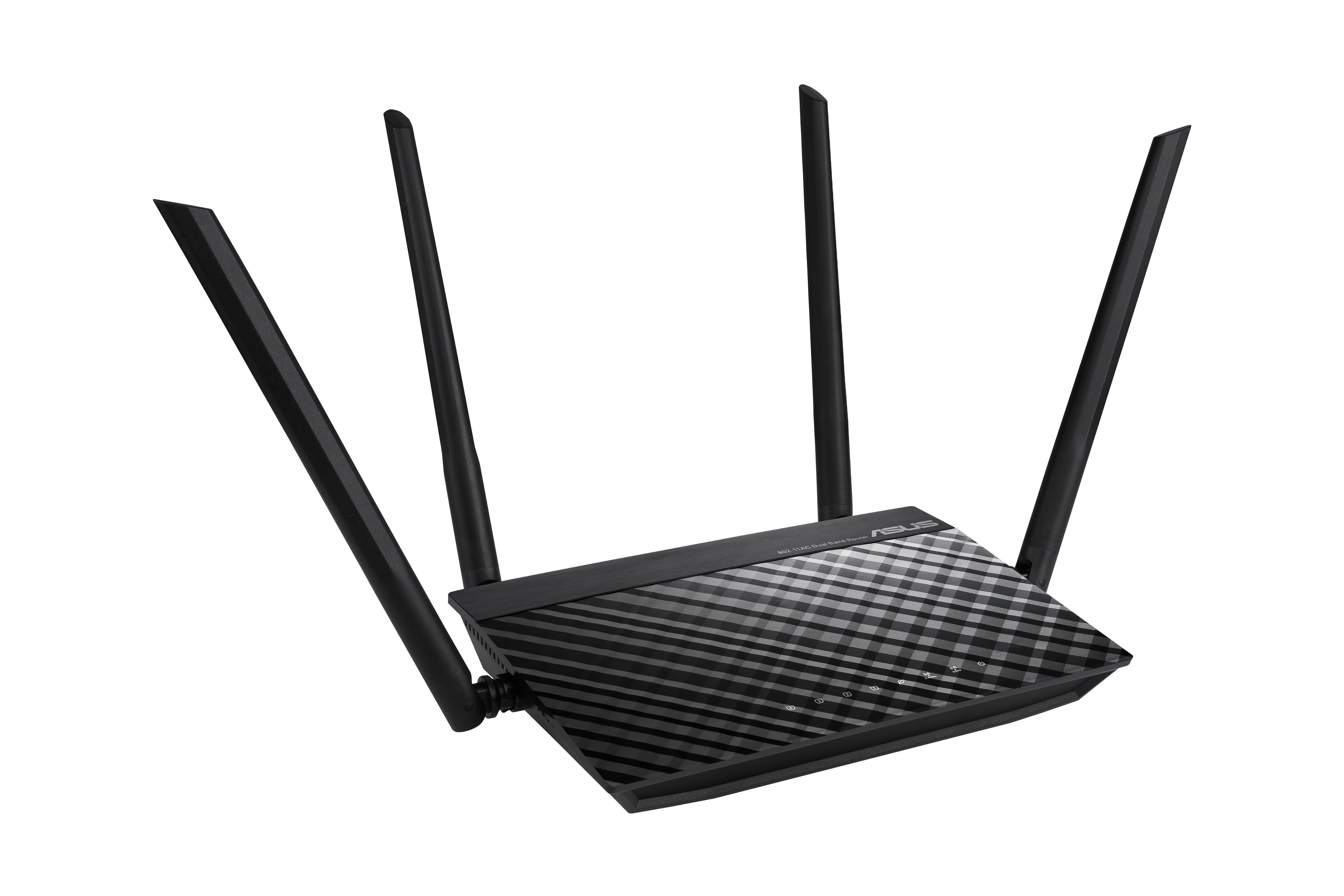 Безжичен рутер ASUS RT-AC1200 V2, Двубандов AC1200 300+867 Mbps