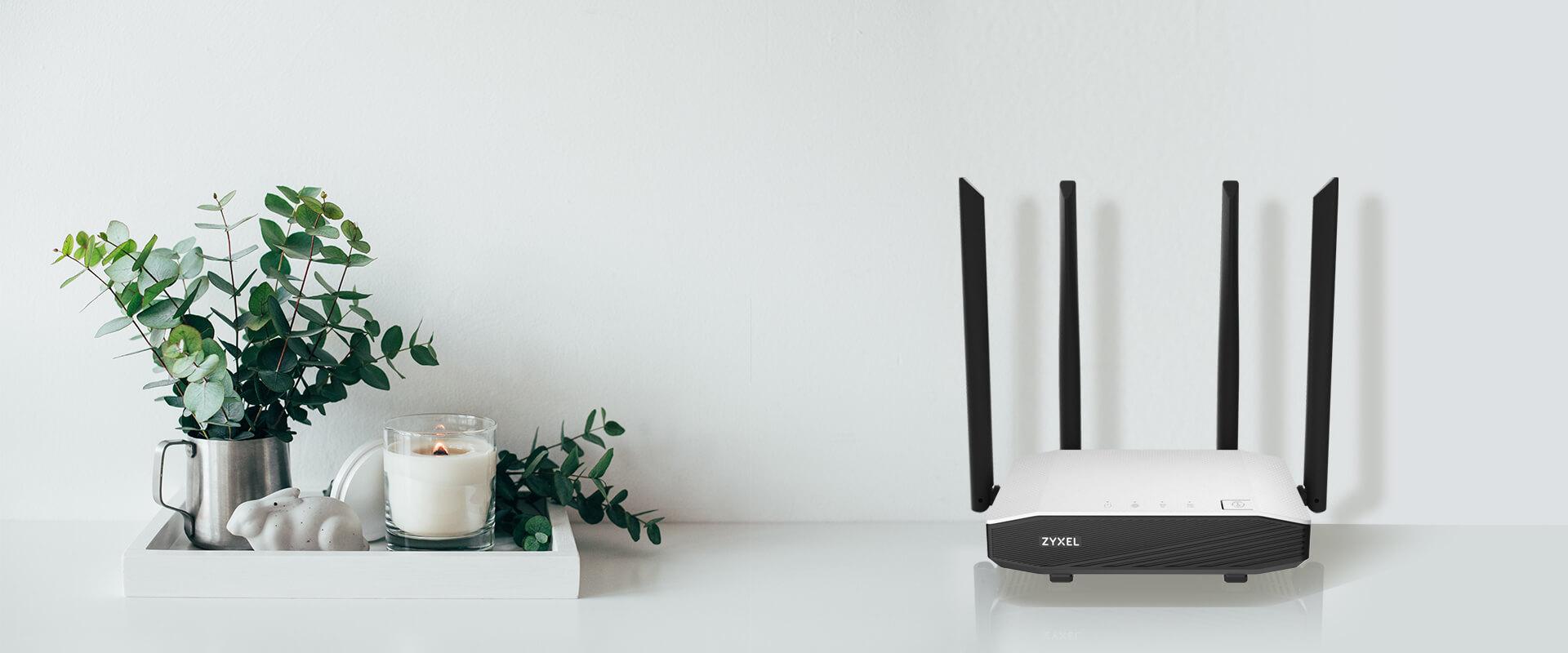 Безжичен рутер ZYXEL NBG-6615, AC1200, Gigabit