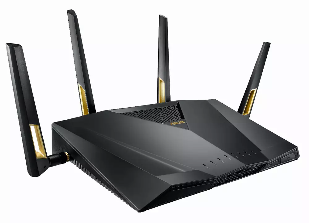 Безжичен рутер Asus RT-AX88U AX6000 Dual Band WiFi 6 (802.11ax) Gaming, AI Mesh, 8 x Lan Gigabit, 2 x USB 3.1