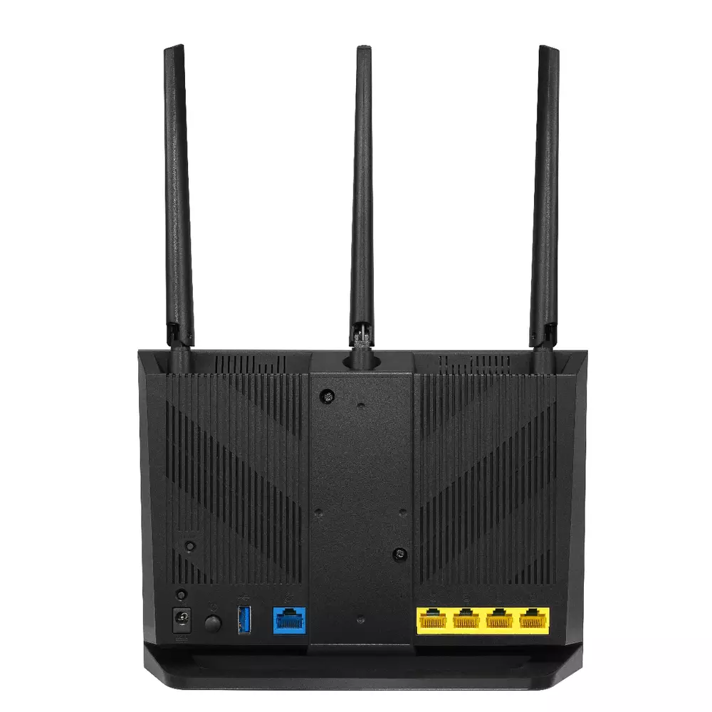 Безжичен рутер ASUS RT-AC85P Gaming Dual Band AC2400 Gigabit Triple 1700 MU-MIMO, 1 x USB 3.1