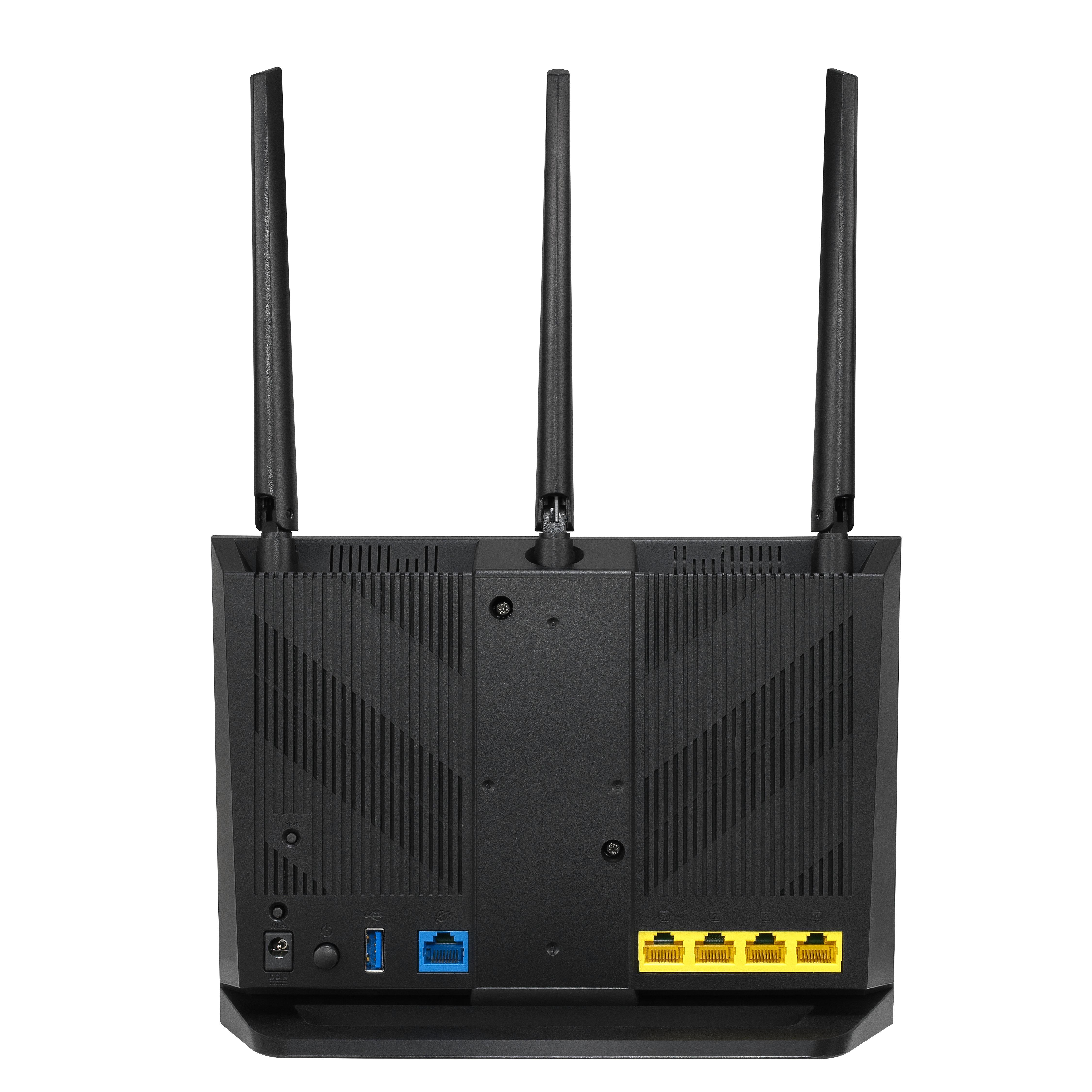 Безжичен рутер ASUS RT-AC85P Gaming Dual Band AC2400 Gigabit Triple 1700 MU-MIMO, 1 x USB 3.1