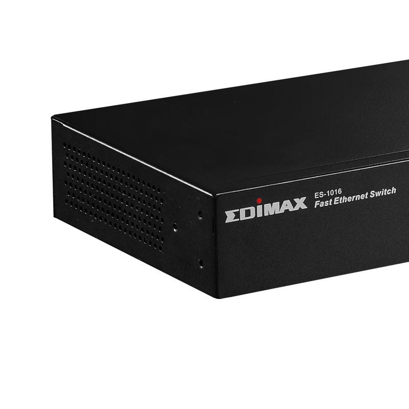 Суич EDIMAX ES-1016, 16 портов, 10/100Mbps, за монтиране в шкаф