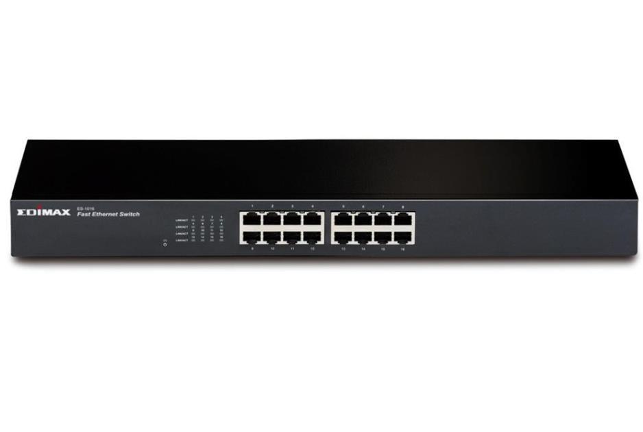 Суич EDIMAX ES-1016, 16 портов, 10/100Mbps, за монтиране в шкаф