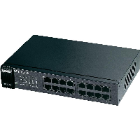 Суич ZYXEL GS1100-16, 16 портов, Gigabit, за монтиране в шкаф