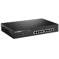 Суич EDIMAX ES-1008PH, 8 портов (4 PoE порта), 10/100Mbps