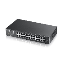 Суич ZYXEL GS1100-24E, 24 портов, Gigabit, за монтаж в шкаф